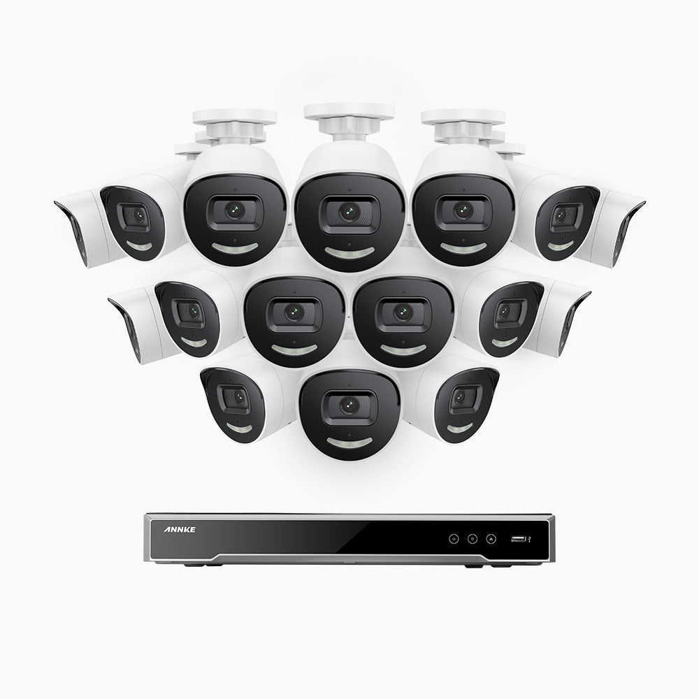 16 camera security hot sale system with audio