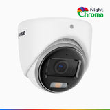 NightChroma<sup>TM</sup> NCA500 - Updated Version, 3K Acme Color Night Vision Security TVI Camera, 2960 × 1665 Resolution, f/1.0 Aperture (0.001 Lux), Built-in Microphone, IP67
