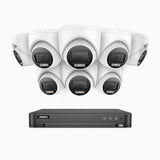 ADLK800 - 4K 16 Channel 8 Dual Light Wired CCTV Security System, Color & IR Night Vision, 3840x2160@20fps, f/1.6 Super Aperture, 4-in-1 Output Signal, IP67