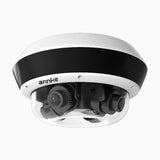 4-Directional Multisensor PoE Security Camera, 2560 x 1920 @ 25fps, IR Night Vision, IP67 & IK10, H.265+