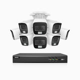 ADLK800 - 4K 8 Channel 8 Dual Light Wired CCTV Security System, Color & IR Night Vision, 3840x2160@20fps, f/1.6 Super Aperture, 4-in-1 Output Signal, IP67