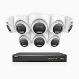 ADLK800 - 4K 8 Channel 8 Dual Light Wired CCTV Security System, Color & IR Night Vision, 3840x2160@20fps, f/1.6 Super Aperture, 4-in-1 Output Signal, IP67