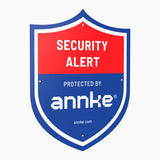 ANNKE 10" Heavy Duty 100% Aluminum Security Sign, Reflective & Fade Resistant Outdoor Surveillance Warning Sign for Home/Yard/Property Protection