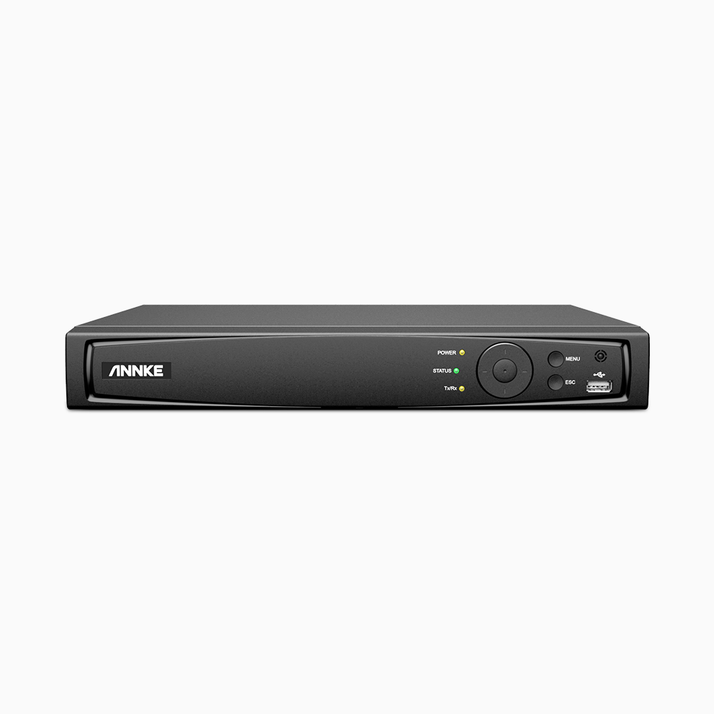 ANNKE 16 Channel H.265+ 4K Ultra HD PoE NVR, Works with Alexa ANNKE Store